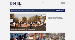 Desktop Screenshot of hiil.org