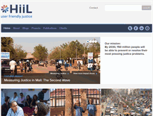 Tablet Screenshot of hiil.org